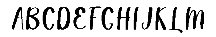 Mango Vegetable Font UPPERCASE