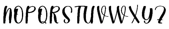 Mango Vegetable Font UPPERCASE