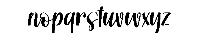 Mango Vegetable Font LOWERCASE