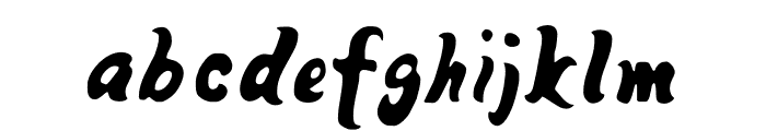 MangoFill-Regular Font LOWERCASE