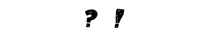 Manhattan Hand Bold Italic Font OTHER CHARS