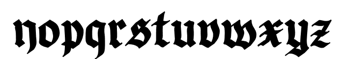 Manic Germanic Font LOWERCASE