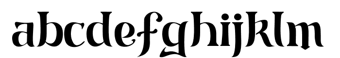 ManicSea-Regular Font LOWERCASE