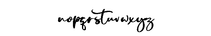 Manstro Brush Style Font LOWERCASE