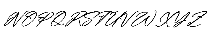 Manthernal Font UPPERCASE
