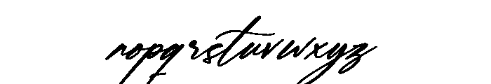 Manthernal Font LOWERCASE