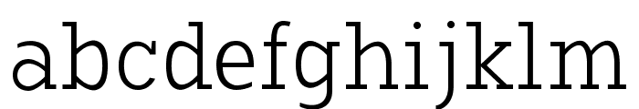 Manti Slab Light Demo Font LOWERCASE