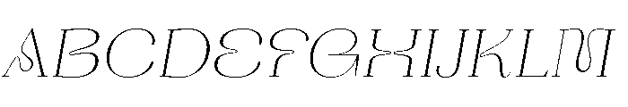 Manuscribe-Ita10 Font UPPERCASE