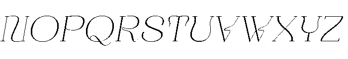 Manuscribe-Ita10 Font UPPERCASE