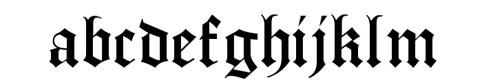 Manuskript Gothisch Font LOWERCASE