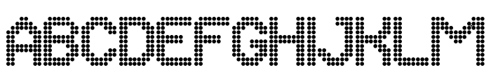 Many Dots Demo Font UPPERCASE
