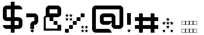 Many Miles Regular Font OTHER CHARS