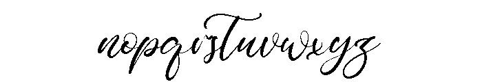 Maple Forest Font LOWERCASE