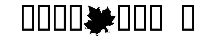 Maple Leaf Rag Font OTHER CHARS