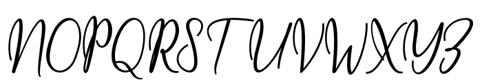 MaqellaScript Font UPPERCASE
