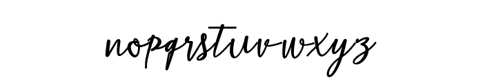 MaqellaScript Font LOWERCASE