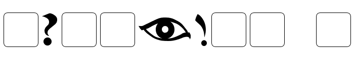 Mara's Eye Font OTHER CHARS