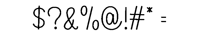 Maraton Font OTHER CHARS