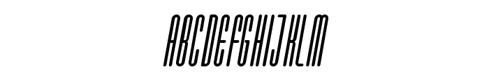 Marbellya Bold Condensed Italic Font UPPERCASE
