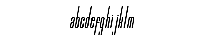 Marbellya Bold Condensed Italic Font LOWERCASE