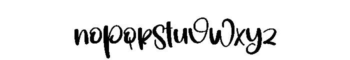 Marble Font LOWERCASE