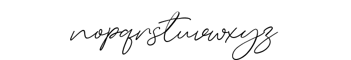 Marchey Signature Light Font LOWERCASE