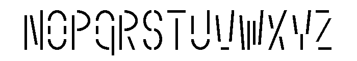 Marchive Font UPPERCASE