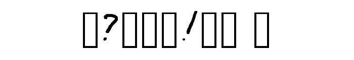 Marco_handwrite Regular Font OTHER CHARS