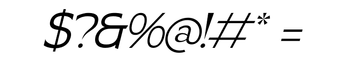 Margelin DEMO VERSION Italic Font OTHER CHARS