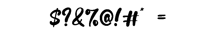 Marghines Font OTHER CHARS
