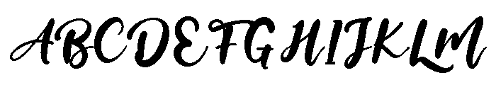 Marghines Font UPPERCASE