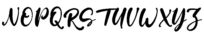 Marghines Font UPPERCASE
