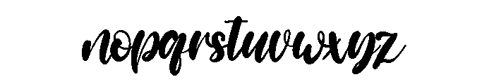 Marghines Font LOWERCASE
