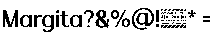 Margita Personal Use Only Reg Font OTHER CHARS