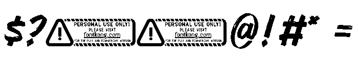 Margove PERSONAL USE ONLY! Font OTHER CHARS