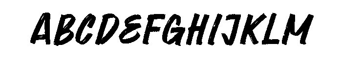 Margove PERSONAL USE ONLY! Font UPPERCASE
