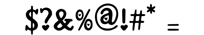 Marias Valentine Font OTHER CHARS