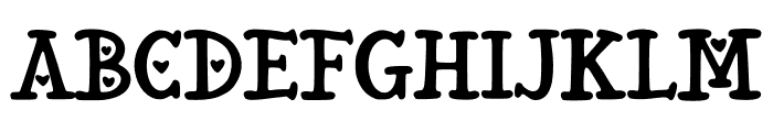 Marias Valentine Font UPPERCASE
