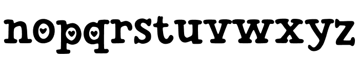 Marias Valentine Font LOWERCASE