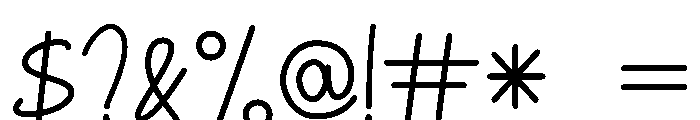 Marie1 Font OTHER CHARS