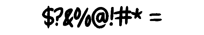 Marigold Forest Regular Font OTHER CHARS