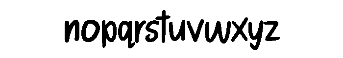 Marigold Forest Regular Font LOWERCASE