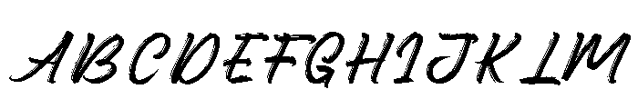 MarijoseFreePersonalUse-Script Font UPPERCASE