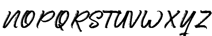 MarijoseFreePersonalUse-Script Font UPPERCASE