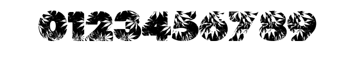 Marijuana Font OTHER CHARS