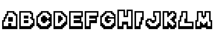 Mario Kart DS Regular Font UPPERCASE