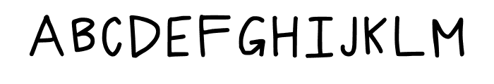 Marisa Handwriting Regular Font UPPERCASE