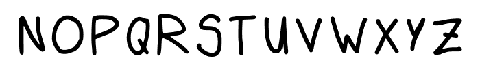 Marisa Handwriting Regular Font UPPERCASE