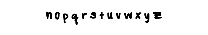 Marisa Handwriting Regular Font LOWERCASE