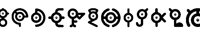 Markbats 9 Regular Font UPPERCASE